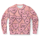 Sassy Hearts Sweater-Subliminator-XS-| All-Over-Print Everywhere - Designed to Make You Smile