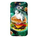 Hamburger Cat Smartphone Case-Gooten-Samsung Galaxy S6 Edge-| All-Over-Print Everywhere - Designed to Make You Smile