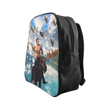 Moosin Trudeau Backpack-Printify-Large-| All-Over-Print Everywhere - Designed to Make You Smile