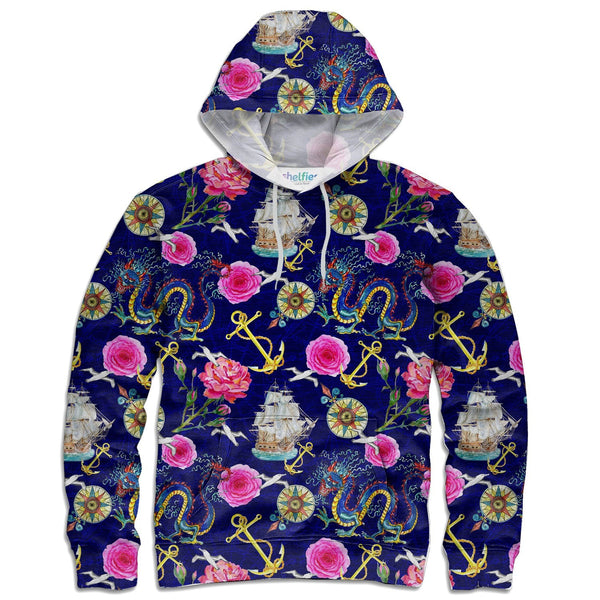 At Sea Hoodie-Shelfies-| All-Over-Print Everywhere - Designed to Make You Smile
