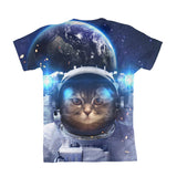 Astronaut Cat Youth T-Shirt-kite.ly-| All-Over-Print Everywhere - Designed to Make You Smile