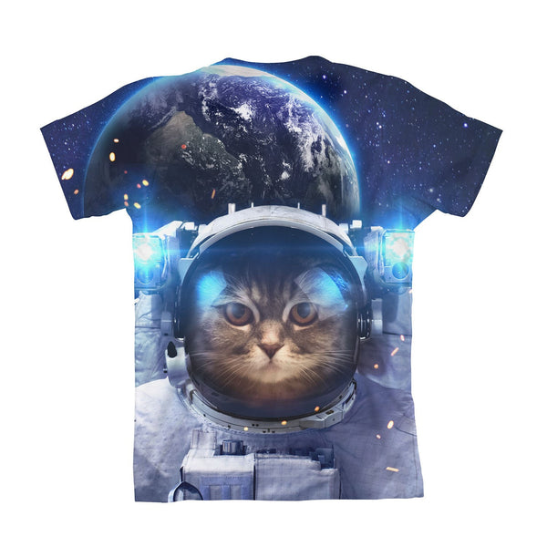 Astronaut Cat Youth T-Shirt-kite.ly-| All-Over-Print Everywhere - Designed to Make You Smile