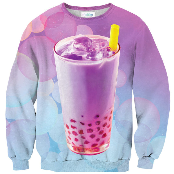 Bubble Tea Sweater-Shelfies-| All-Over-Print Everywhere - Designed to Make You Smile