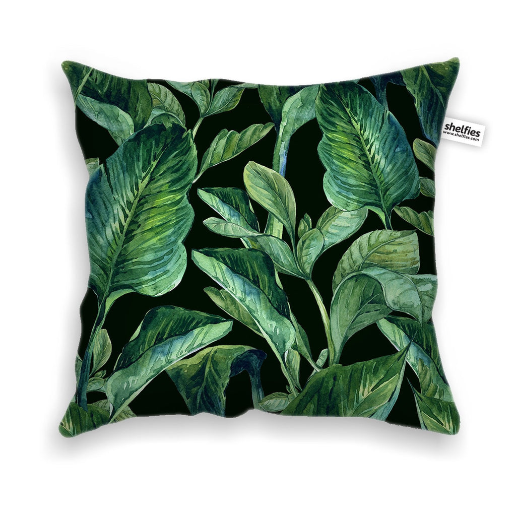 Banana Leaves Throw Pillow Case-Shelfies-| All-Over-Print Everywhere - Designed to Make You Smile