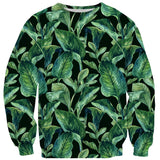 Banana Leaves Sweater-Shelfies-| All-Over-Print Everywhere - Designed to Make You Smile