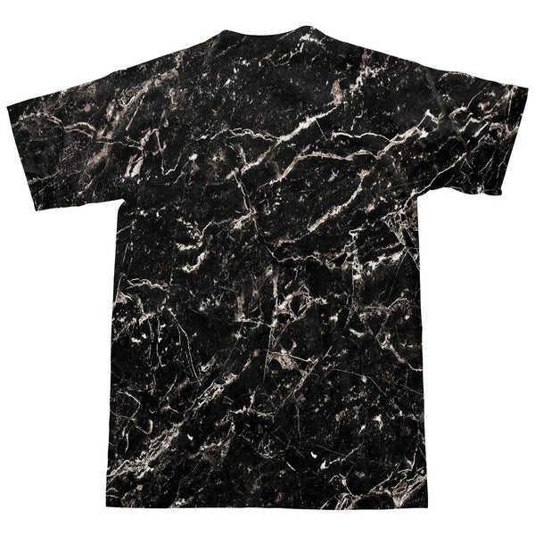 Black Granite T-Shirt-Shelfies-| All-Over-Print Everywhere - Designed to Make You Smile