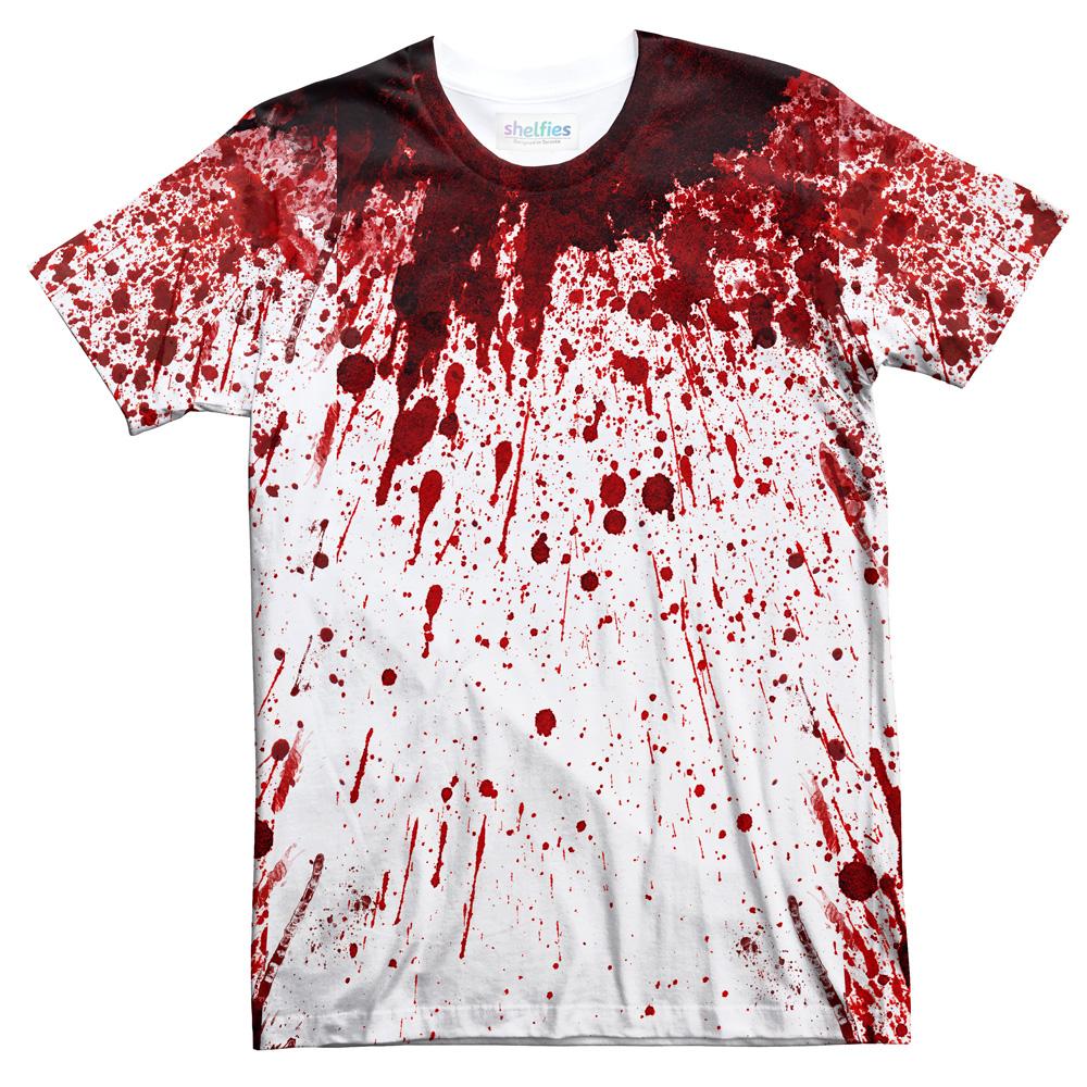Blood Splatter T-Shirt Shelfies