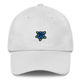 Blue Rose Dad Hat-Shelfies-White-| All-Over-Print Everywhere - Designed to Make You Smile