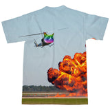 Cat Copter T-Shirt-Subliminator-| All-Over-Print Everywhere - Designed to Make You Smile