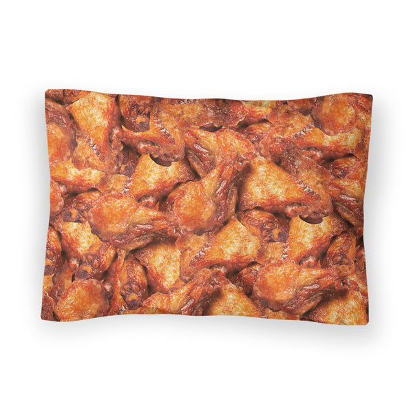 Chicken Wings Invasion Bed Pillow Case-Shelfies-| All-Over-Print Everywhere - Designed to Make You Smile