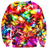 Christmas Lights Sweater-Shelfies-| All-Over-Print Everywhere - Designed to Make You Smile