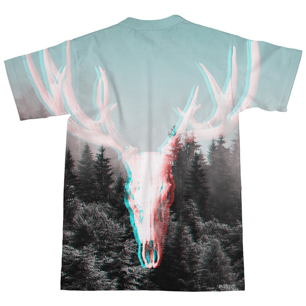 Deer Skull T-Shirt-Subliminator-| All-Over-Print Everywhere - Designed to Make You Smile