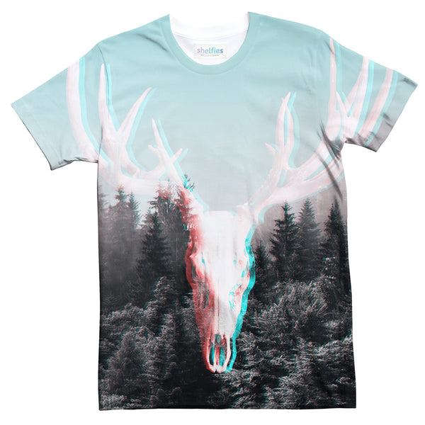 Deer Skull T-Shirt-Subliminator-| All-Over-Print Everywhere - Designed to Make You Smile