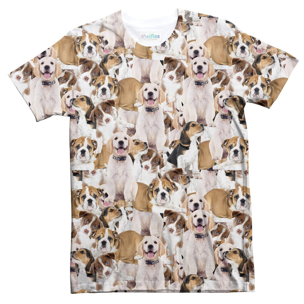 Doggy Invasion T-Shirt-Shelfies-| All-Over-Print Everywhere - Designed to Make You Smile