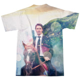 Dreamy Trudeau T-Shirt-Subliminator-| All-Over-Print Everywhere - Designed to Make You Smile