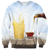 Eggnog & Rum Sweater-Shelfies-| All-Over-Print Everywhere - Designed to Make You Smile