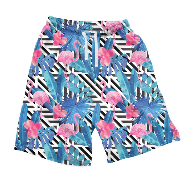LA Flamingo Men's Shorts-Shelfies-| All-Over-Print Everywhere - Designed to Make You Smile