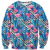 LA Flamingo Sweater-Shelfies-| All-Over-Print Everywhere - Designed to Make You Smile