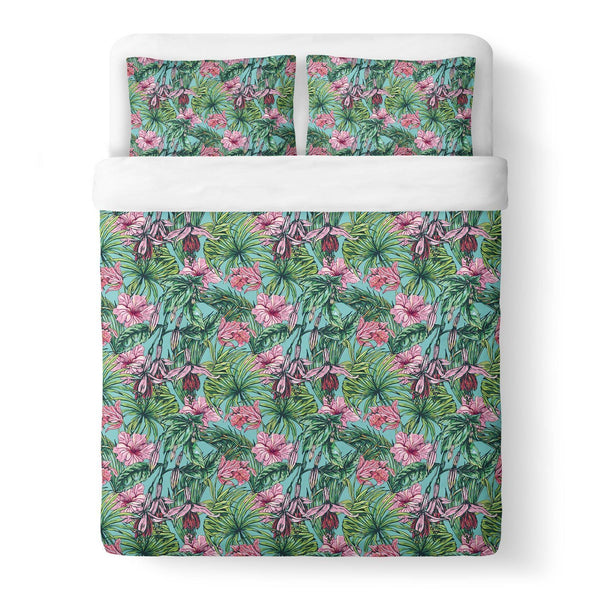 Floral Duvet Cover-Gooten-Queen-| All-Over-Print Everywhere - Designed to Make You Smile
