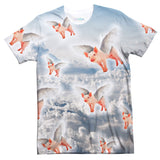 Flying Pigs T-Shirt-Subliminator-| All-Over-Print Everywhere - Designed to Make You Smile