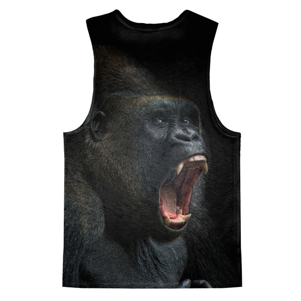Gorilla Face Tank Top-kite.ly-| All-Over-Print Everywhere - Designed to Make You Smile