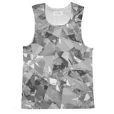 Grey Diamonds Tank Top-kite.ly-| All-Over-Print Everywhere - Designed to Make You Smile