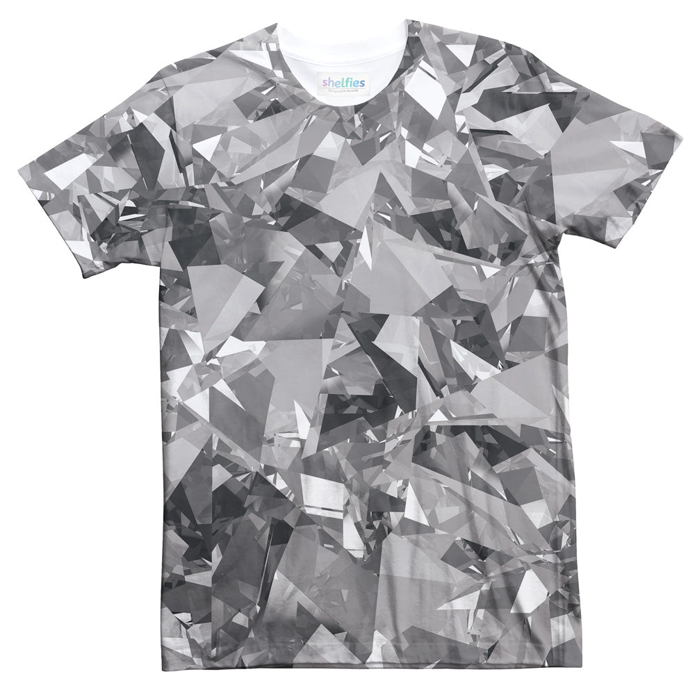 Grey Diamonds T-Shirt-Subliminator-| All-Over-Print Everywhere - Designed to Make You Smile