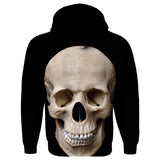 Human Skull Hoodie-Shelfies-| All-Over-Print Everywhere - Designed to Make You Smile