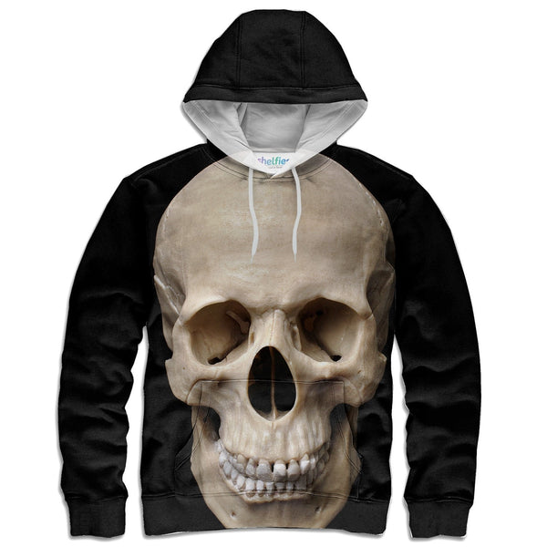 Human Skull Hoodie-Shelfies-| All-Over-Print Everywhere - Designed to Make You Smile