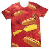 Hot Dog Dog T-Shirt-Subliminator-| All-Over-Print Everywhere - Designed to Make You Smile