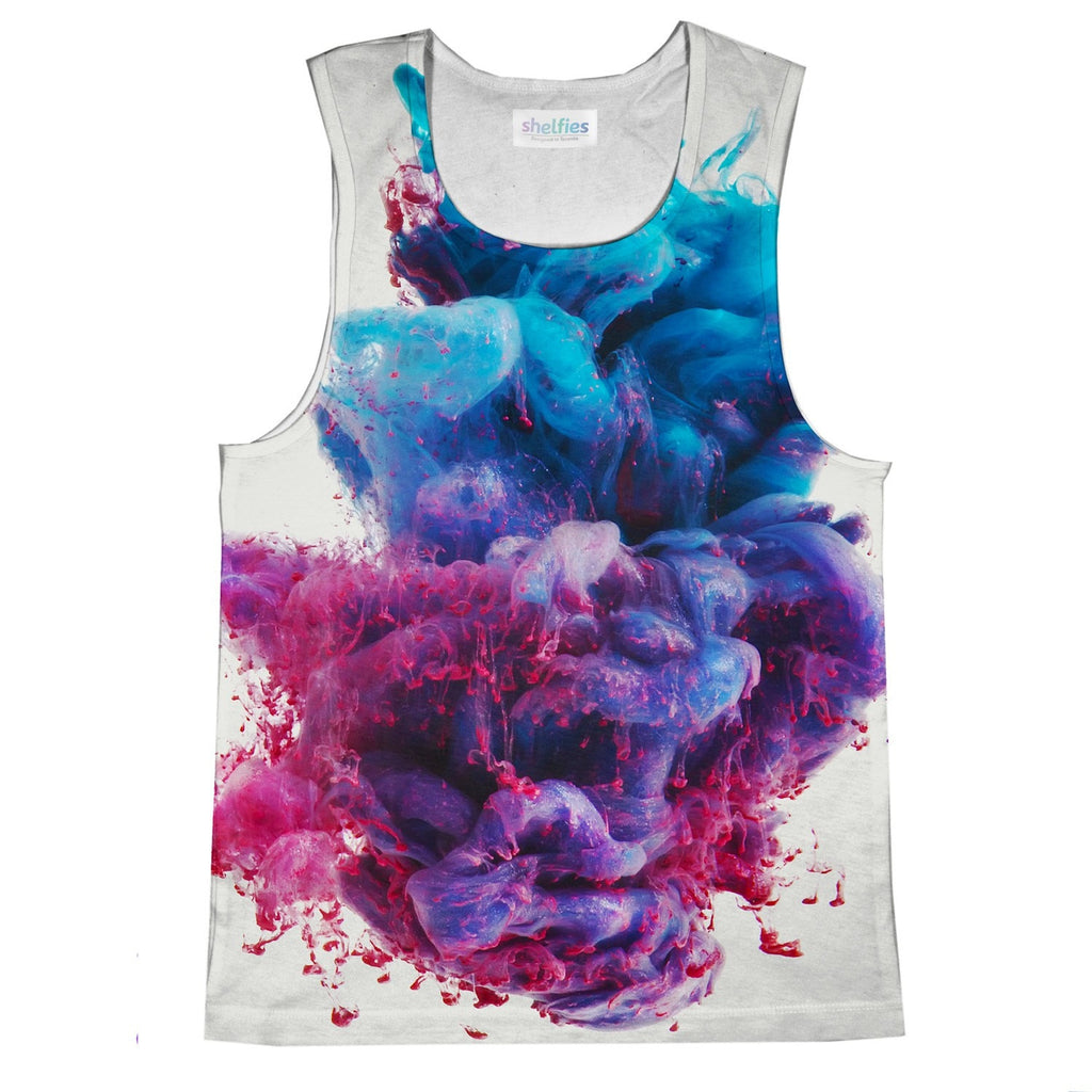 Ink Clouds Tank Top-kite.ly-| All-Over-Print Everywhere - Designed to Make You Smile