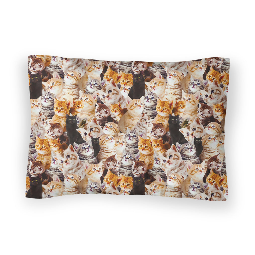 Kitty Invasion Bed Pillow Case-Shelfies-| All-Over-Print Everywhere - Designed to Make You Smile