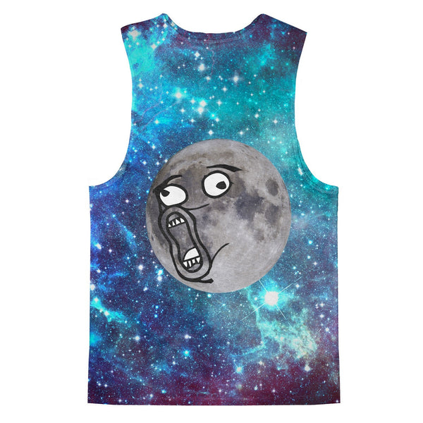LOL Moon Face Tank Top-kite.ly-| All-Over-Print Everywhere - Designed to Make You Smile