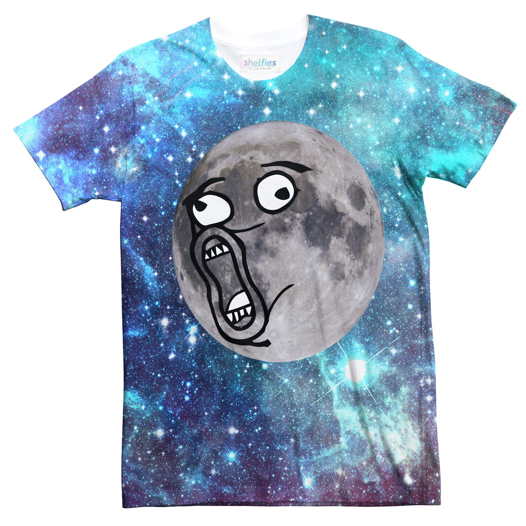 LOL Moon Face T-Shirt-Subliminator-| All-Over-Print Everywhere - Designed to Make You Smile