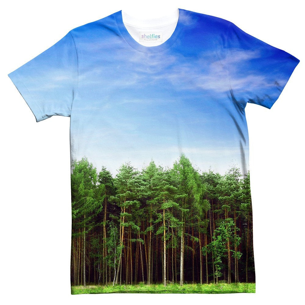 Majestic Forest T-Shirt-Shelfies-| All-Over-Print Everywhere - Designed to Make You Smile