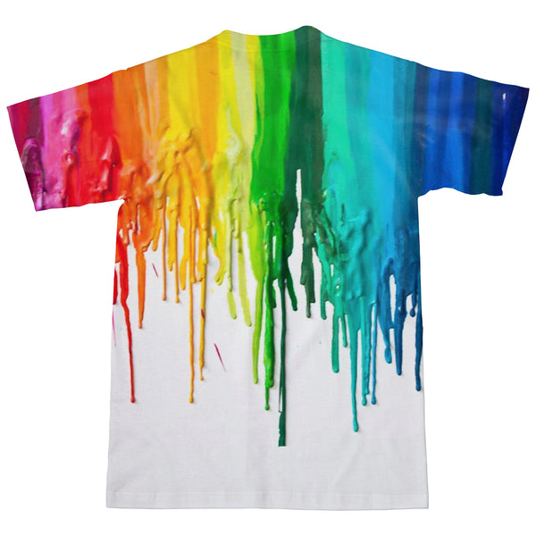 Melted Crayon T-Shirt-Subliminator-| All-Over-Print Everywhere - Designed to Make You Smile