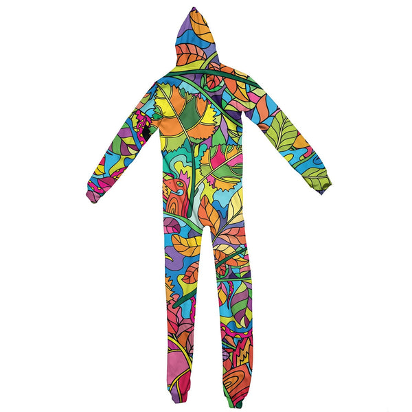 Neon Forest Adult Jumpsuit-Shelfies-| All-Over-Print Everywhere - Designed to Make You Smile