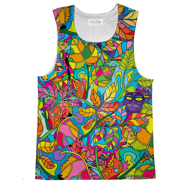 Neon Forest Tank Top-kite.ly-| All-Over-Print Everywhere - Designed to Make You Smile