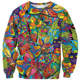 Neon Forest Sweater-Subliminator-| All-Over-Print Everywhere - Designed to Make You Smile
