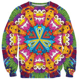 Neon Jungle Sweater-Shelfies-| All-Over-Print Everywhere - Designed to Make You Smile