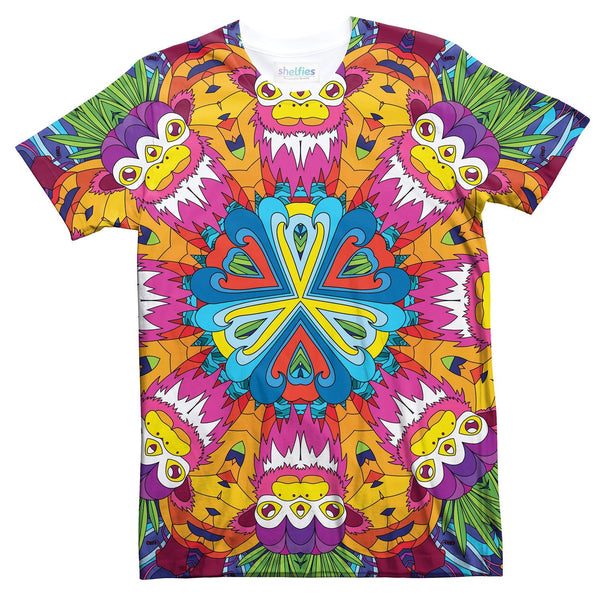 Neon Jungle T-Shirt-Shelfies-| All-Over-Print Everywhere - Designed to Make You Smile