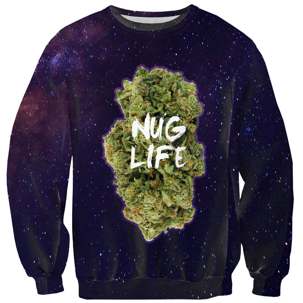 Nug Life Sweater-Shelfies-| All-Over-Print Everywhere - Designed to Make You Smile
