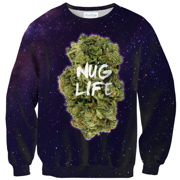 Nug Life Sweater-Shelfies-| All-Over-Print Everywhere - Designed to Make You Smile