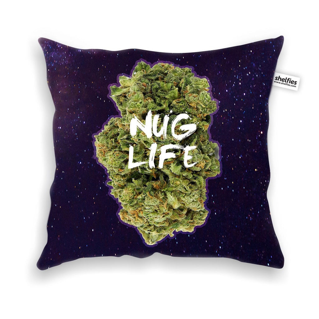 Nug Life Throw Pillow Case-Shelfies-| All-Over-Print Everywhere - Designed to Make You Smile