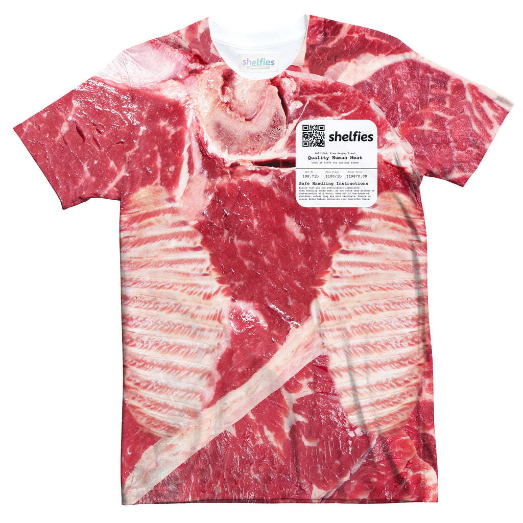 Nice 2 Meat U T-Shirt-Subliminator-| All-Over-Print Everywhere - Designed to Make You Smile