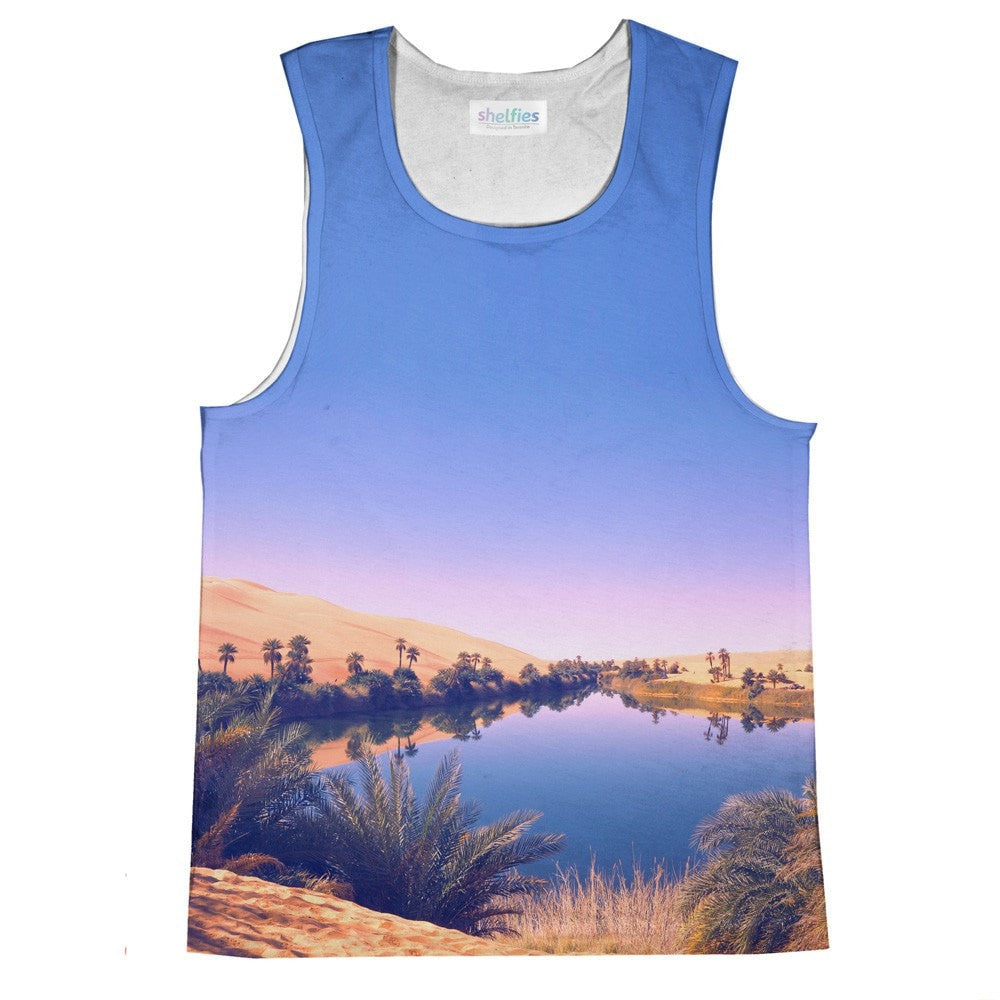 Oasis Tank Top-kite.ly-| All-Over-Print Everywhere - Designed to Make You Smile