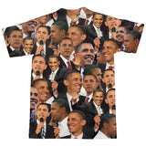 Barack Obama Face T-Shirt-Subliminator-| All-Over-Print Everywhere - Designed to Make You Smile