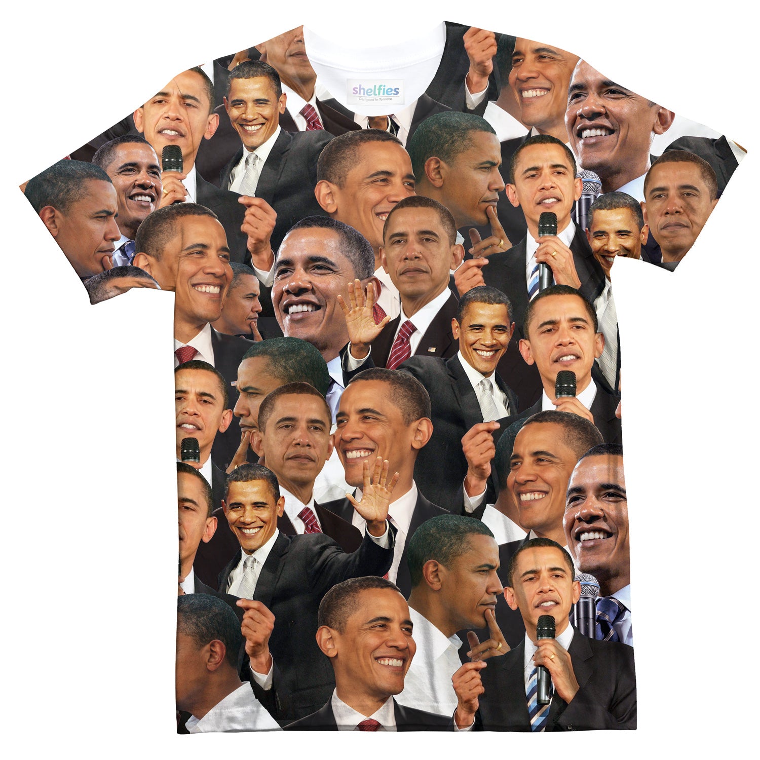 Barack Obama Face T Shirt Shelfies