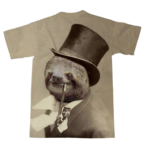 Old Money Flows Sloth T-Shirt-Subliminator-| All-Over-Print Everywhere - Designed to Make You Smile