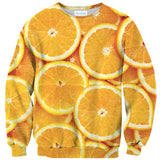 Oranges Invasion Sweater-Subliminator-| All-Over-Print Everywhere - Designed to Make You Smile